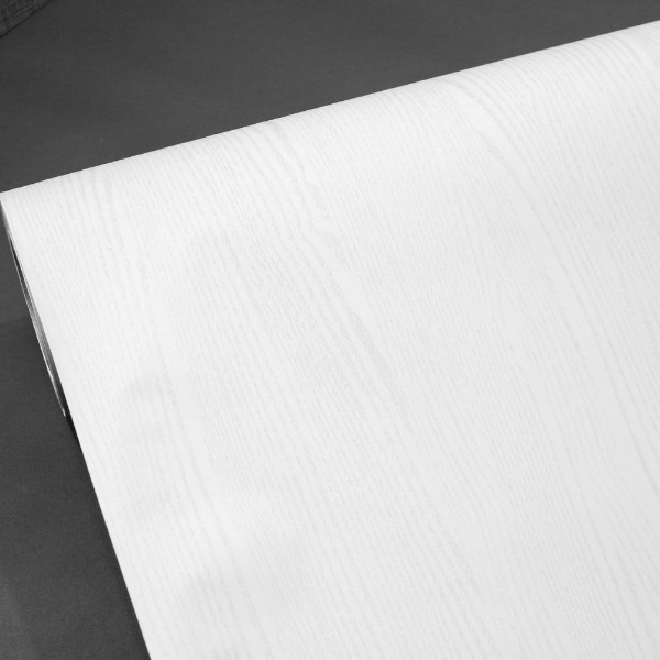 (오후3시이전 주문건 당일출고)현대 페인티드 우드 무늬목 벽지시트지 - 화이트 (HPW-22701) (폭)50cmX(길이)2.5M
