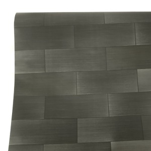 다이아 포인트 데코 타일무늬 시트지/주방시트지 - 직사각골드블랙(MB785)