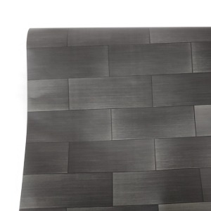 다이아 포인트 데코 타일무늬 시트지/주방시트지 - 직사각 다크그레이(MB780)