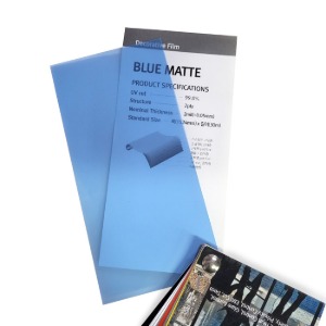 윈틴 자외선차단 인테리어 매트필름 - 블루매트(30M)